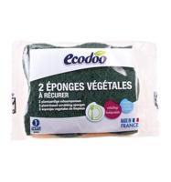 Schuurspons plantaardig bio 2 Stuks - thumbnail