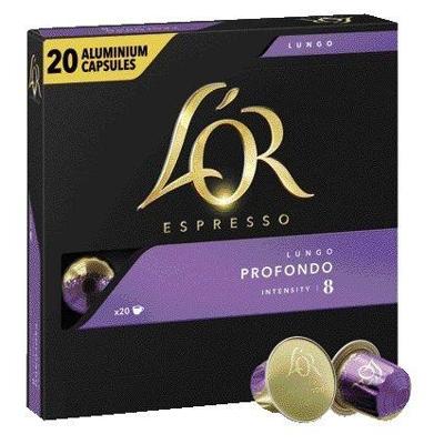Koffiecups l'or espresso lungo profondo 20st | 10 stuks