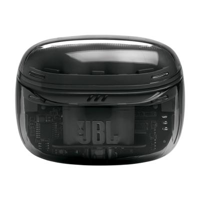 JBL Tune Beam 2, Wireless Noise Cancelling Bluetooth Earbuds met 48 uur afspeeltijd, IP54 Water- en Stofbestendig, Multi-Point Verbinding, In-Ear en Ergonomisch Design, in Ghost Zwart