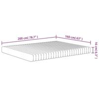 Schuimmatras middelzacht 160x200 cm - thumbnail