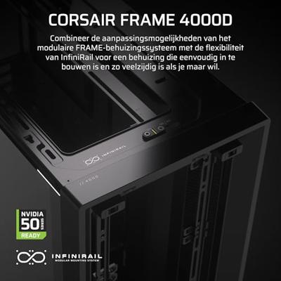 Corsair FRAME 4000D RS Midi-tower PC-behuizing Zwart