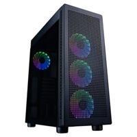 ATX Semi-toren doos Hiditec H1 AIR Zwart - thumbnail