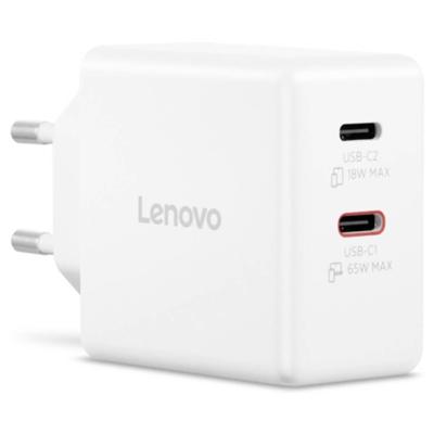 Lenovo G0A6065WEU USB-oplader 45 W, 18 W 2x USB-C Wit Thuis, Binnen GaN Lenovo G0A6065WEU USB-oplader 45 W, 18 W 2x USB-C Wit Thuis, Binnen GaN