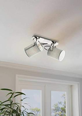 Eglo Design plafondspotVillabate 2-lichts grijs - 98139