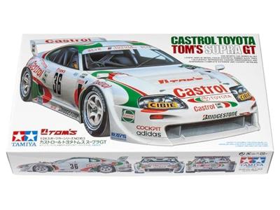 Tamiya 300024163 Castrol Toyota Tom´s Supra GT Auto (bouwpakket) 1:24