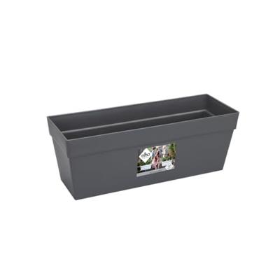 Elho loft urban trough balkonbak 50 antraciet Elho loft urban trough balkonbak 50 antraciet