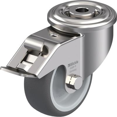 Blickle LEXR-PATH 80G-FI Zwenkwiel met rem Wieldiameter: 80 mm Draagvermogen (max.): 150 kg 1 stuk(s) Blickle LEXR-PATH 80G-FI Zwenkwiel met rem Wieldiameter: 80 mm Draagvermogen (max.): 150 kg 1 stuk(s)