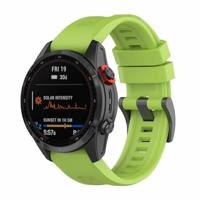 By Qubix - Siliconen sportbandje - Groen - Compatible met Garmin Instinct 3-50mm - Compatible Garmin bandje - thumbnail