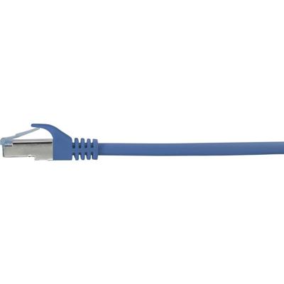 Renkforce RF-5044038 RJ45 Netwerkkabel, patchkabel CAT 6A S/FTP 1.00 m Blauw Snagless, Vlambestendig 1 stuk(s)