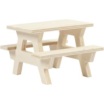 Creativ Company Houten mini picknicktafel - thumbnail
