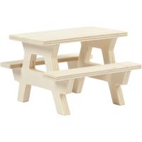 Creativ Company Picknickbank, h: 5,5 cm, l: 8 cm, b: 8 cm, 1 stuk - thumbnail