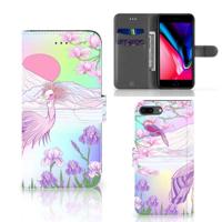 Apple iPhone 7 Plus | 8 Plus | Telefoonhoesje | Met pasjeshouder | Bird - thumbnail