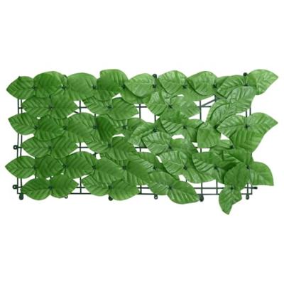 Balkonscherm met groene bladeren 500x150 cm