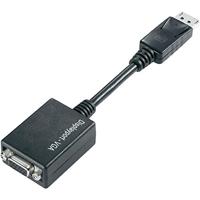 Techly 307582 Displayport Adapter Dp M naar VGA F, Zwart - thumbnail