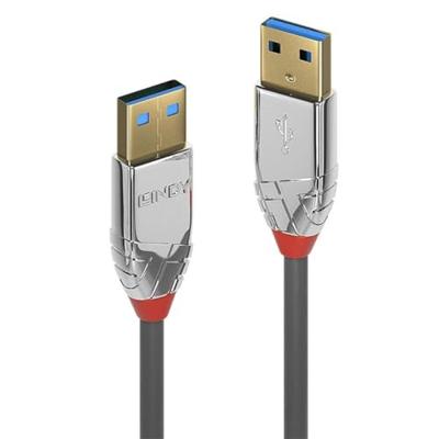 LINDY 36628 3m USB 3.0 Type A kabel, Cromo Line antraciet