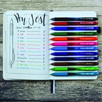 Gelschrijver pentel bl107 energel-x m blauw | 12 stuks - thumbnail