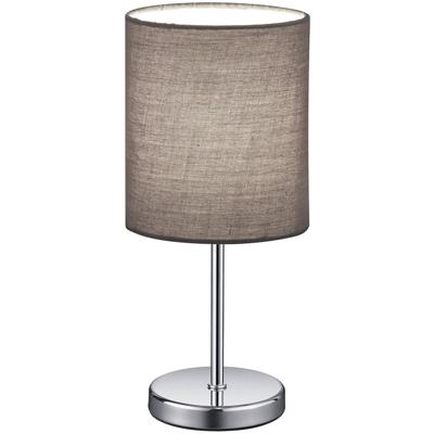 LED Tafellamp - Tafelverlichting - Trion Jiron - E14 Fitting - Rond - Mat Grijs - Aluminium