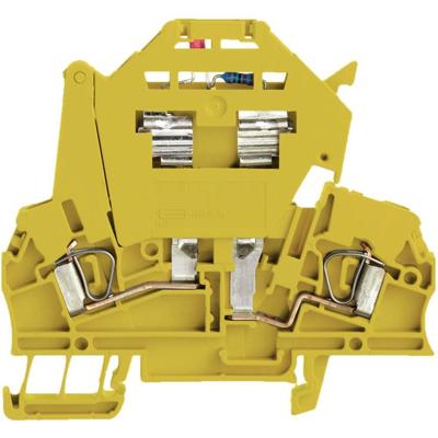 Weidmüller 1315870000 Serieklem 4 mm Spanveer Geel 50 stuk(s)