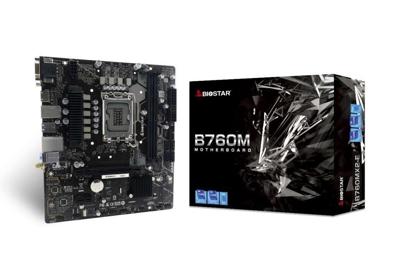 BioStar B760MX2-E Moederbord Socket Intel LGA 1700 Vormfactor Micro-ATX Moederbord chipset Intel® B760 BioStar B760MX2-E Moederbord Socket Intel LGA 1700 Vormfactor Micro-ATX Moederbord chipset Intel® B760