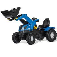 Rolly Toys traptrekker met voorlader - New Holland rollyFarmtrac - thumbnail