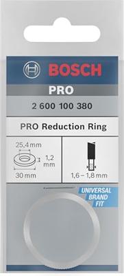 Reduceerring voor PER cirkelzaagblad, 30 x 1,2 x 25 mm Bosch Accessories 2600100380 Diameter 30.0 mm