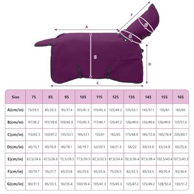 VidaXL Paardendeken donkergroen en zwart 105 cm polyester