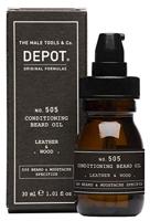Depot 505 conditioning beard oil leather & wood 30ml - thumbnail