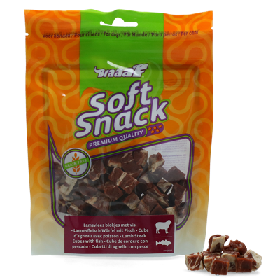 Braaaf Lamb Steak Cubes With Fish 1X1 Cm