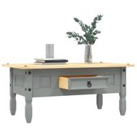 Salontafel 100x60x45 cm Mexicaans grenenhout Corona-stijl grijs - thumbnail