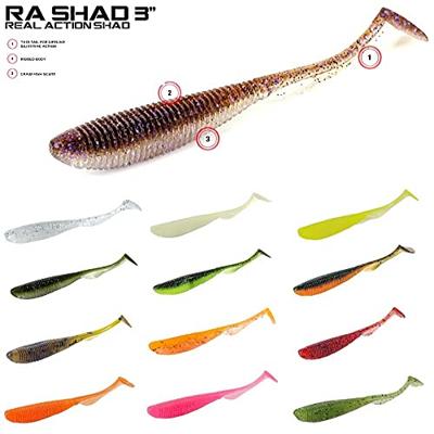 Molix RA Shad 7,5cm 8St. WaterMelon Gold/Chart