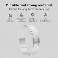 VidaXL Hek binddraad zilver 80 m warm verzinkte draad - thumbnail