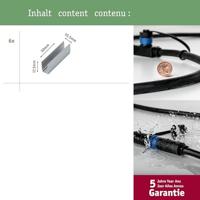 Paulmann Neon 94215 Verlichtingssysteem Plug&Shine Montageclips Set van 6 stuks Wit - thumbnail