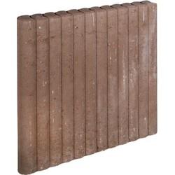 3 stuks! Mini palissadeband bruin 6x60x50 cm Gardenlux - Gardenlux