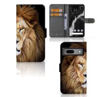 Google Pixel 7 | Telefoonhoesje | Met pasjeshouder | Leeuw - thumbnail