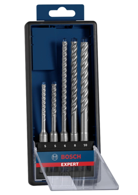 Bosch Accessories EXPERT SDS plus-7X 2608900197 Wolfraamcarbide Hamerboor 5-delig 5 mm, 6 mm, 8 mm, 10 mm SDS-Plus 5 stuk(s)
