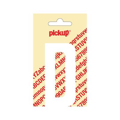 Deco letter d nobel wit 90 mm Pickup - Pickup