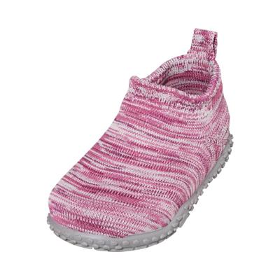 Playshoes pantoffels knitted roze Maat