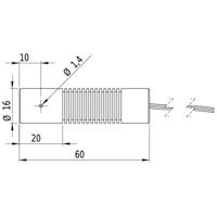 Picotronic Lasermodule Punt Groen 1 mW DD532-1-3(16x60) - thumbnail
