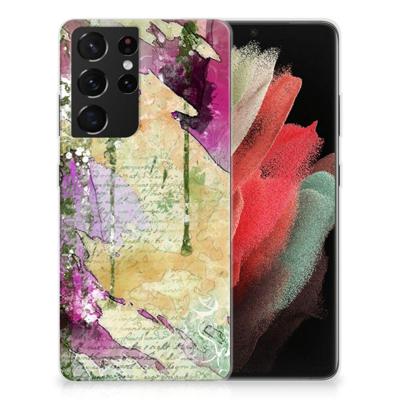 Smartphone hoesje Samsung Galaxy S21 Ultra Letter Painting Smartphone hoesje Samsung Galaxy S21 Ultra Letter Painting
