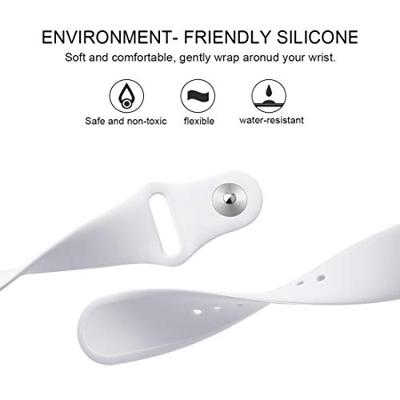 Fitbit Versa 1 / 2 & Lite siliconen bandje - Maat: Small - Wit Fitbit Versa 1 / 2 & Lite siliconen bandje - Maat: Small - Wit