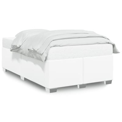 Bedframe zonder matras 120x190 cm kunstleer wit