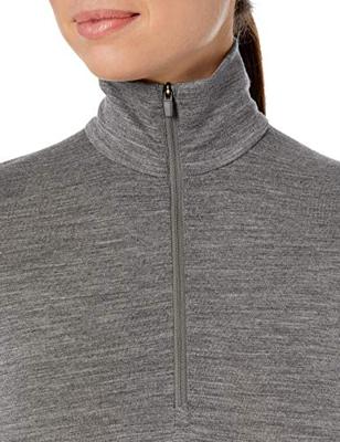 Icebreaker 200 Oasis LSS Dames Shirt Gritstone Hthr-013 XL Icebreaker 200 Oasis LSS Dames Shirt Gritstone Hthr-013 XL