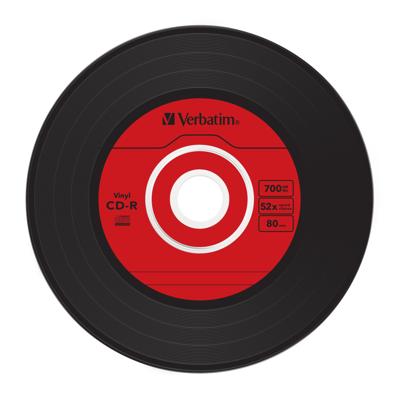 Verbatim CD-R 700 MB Vinyl blanco cd's