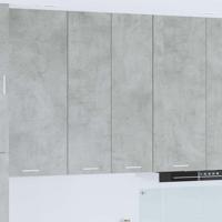 Hangkast Riga Beton Grijs 60 x 31 x 100 cm Bewerkt hout - thumbnail