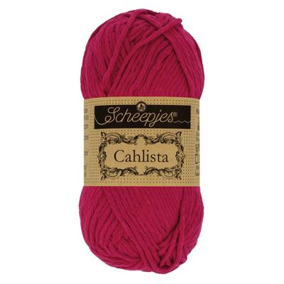 Scheepjes Cahlista 50g - 192 Scarlet - Haakgaren / Breigaren