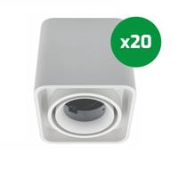 LED-opbouwspot Corsa wit GU10 - thumbnail