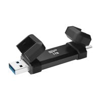 Silicon Power DS72 USB flash drive 1 TB USB Type-A / USB Type-C 3.2 Gen 2 (3.1 Gen 2) Zwart - thumbnail