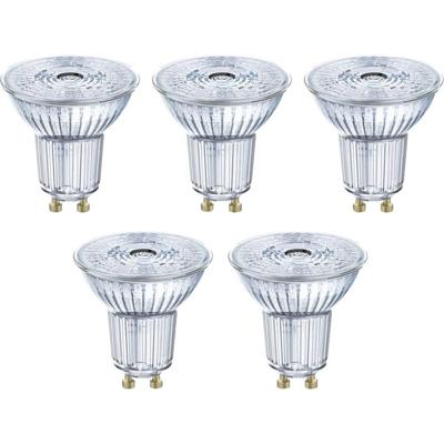 OSRAM HOMELIGHTING 4058075090460 LED-lamp Energielabel F (A - G) GU10 Reflector 4.3 W = 50 W Warmwit (Ø x l) 50 mm x 52 mm 5 stuk(s)