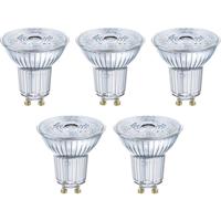OSRAM HOMELIGHTING 4058075090460 LED-lamp Energielabel F (A - G) GU10 Reflector 4.3 W = 50 W Warmwit (Ø x l) 50 mm x 52 mm 5 stuk(s) - thumbnail