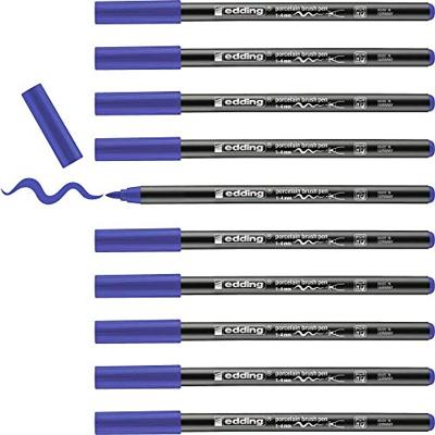 Brushpen edding 4200 porselein blauw | 10 stuks Brushpen edding 4200 porselein blauw | 10 stuks